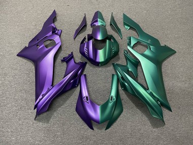 Purple and Green Split 17-21 R6 Motorcycle Fairing