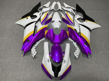 Purple and Yellow Gloss 17-21 R6 Motorcycle Fairing