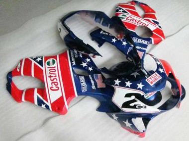 Red Castrol 99-00 CBR600 F4 Motorcycle Fairing