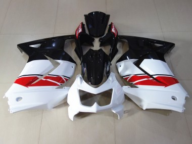 Red black and White 08-12 Ninja 250 Motorcycle Fairing