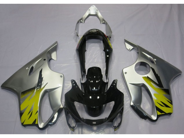 Silver Yellow and Black 99-00 CBR600 F4 Motorcycle Fairing