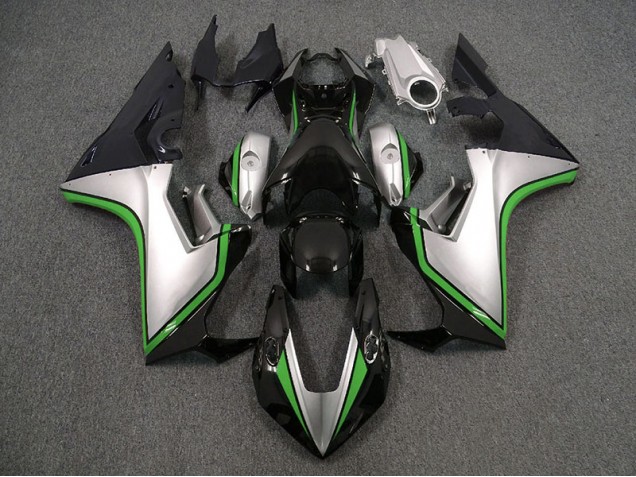 Silver and Black & Green 17-23 CBR1000RR Motorcycle Fairing