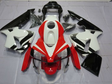 White Red and Black OEM 03-04 CBR600RR Motorcycle Fairing