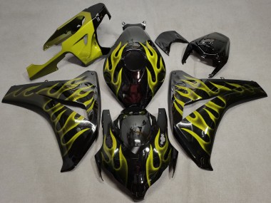 Yellow Flame 08-11 CBR1000RR Motorcycle Fairing