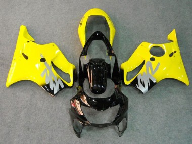 Yellow Silver Decal 99-00 CBR600 F4 Motorcycle Fairing